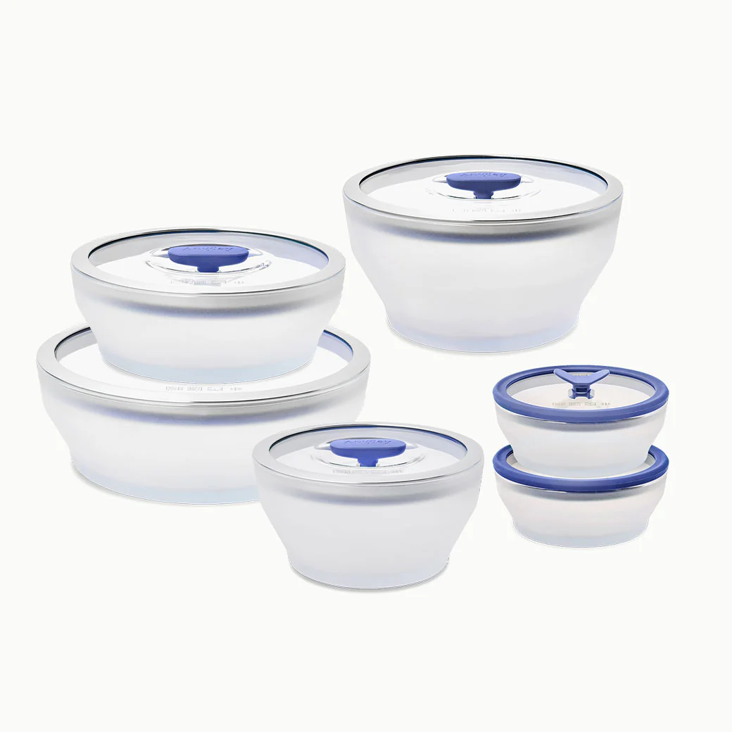 12-Piece Glass Round Dish Set - Image 3