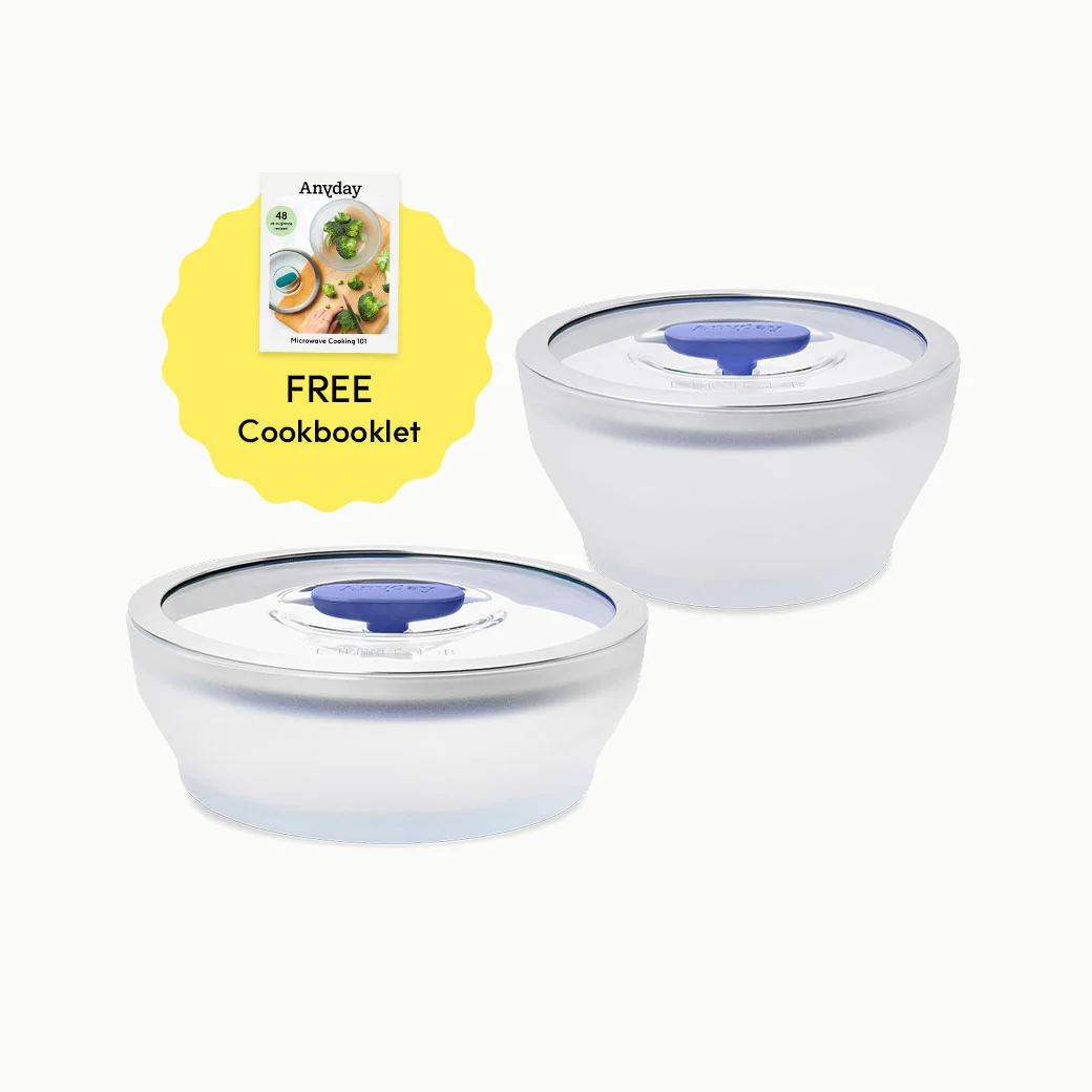4-Piece Glass Round Dish Set + Cookbooklet Bundle - Image 7
