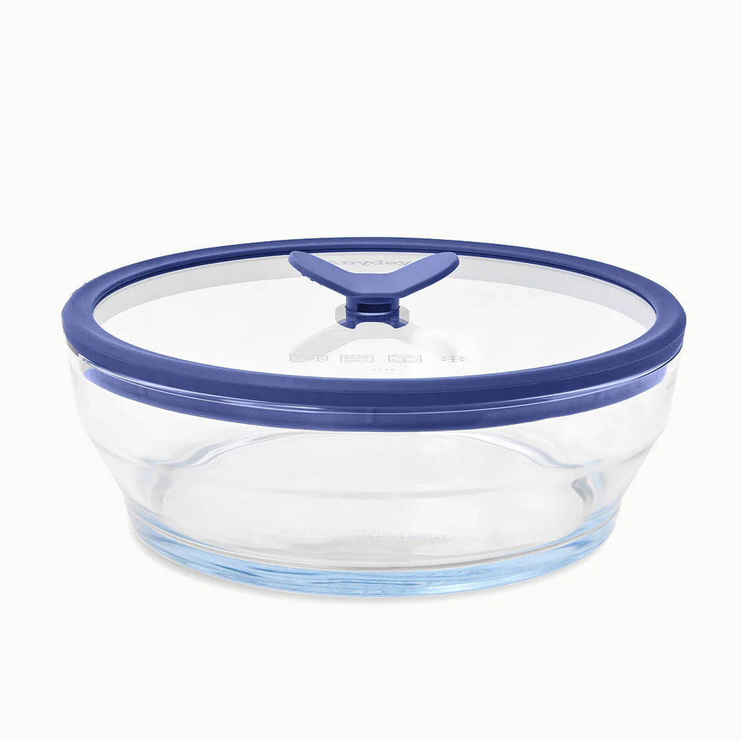 7-Cup Glass Round Shallow Dish - Image 6