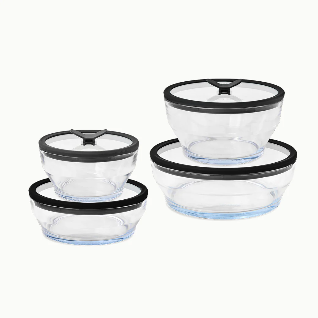 8-Piece Glass Round Dish Set - Image 6