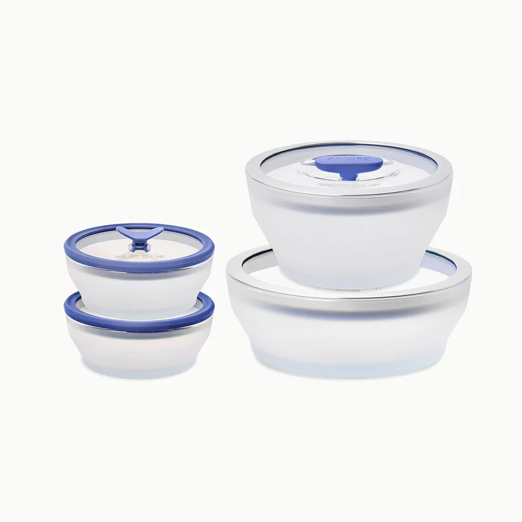 8-Piece Glass Round Dish Small Spaces Set - Image 8