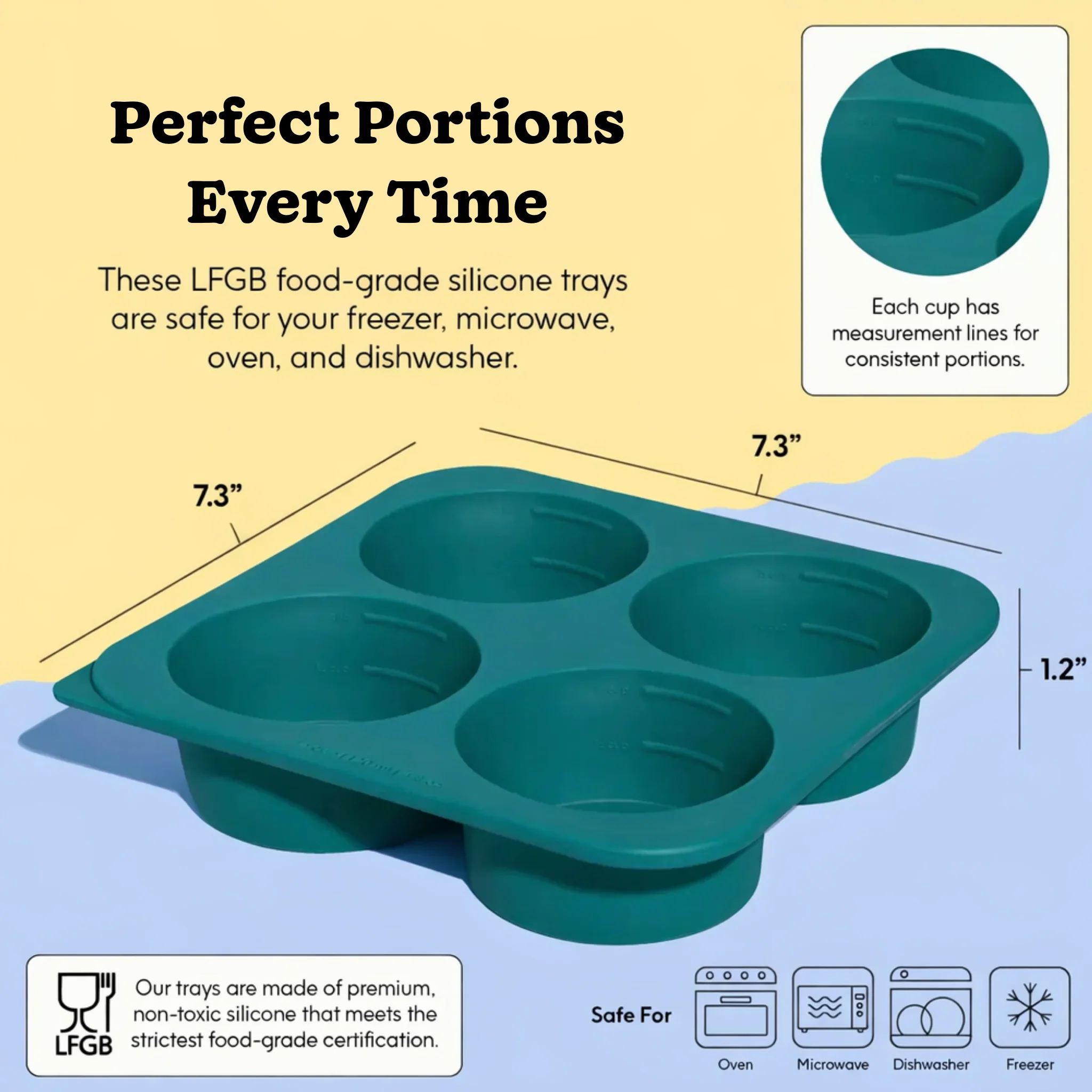 ½-Cup Anytime Freezer Tray Multipack - Image 7