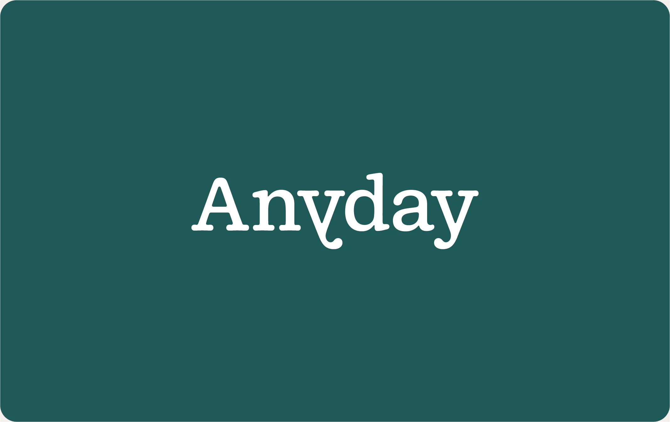 The Anyday Gift Card