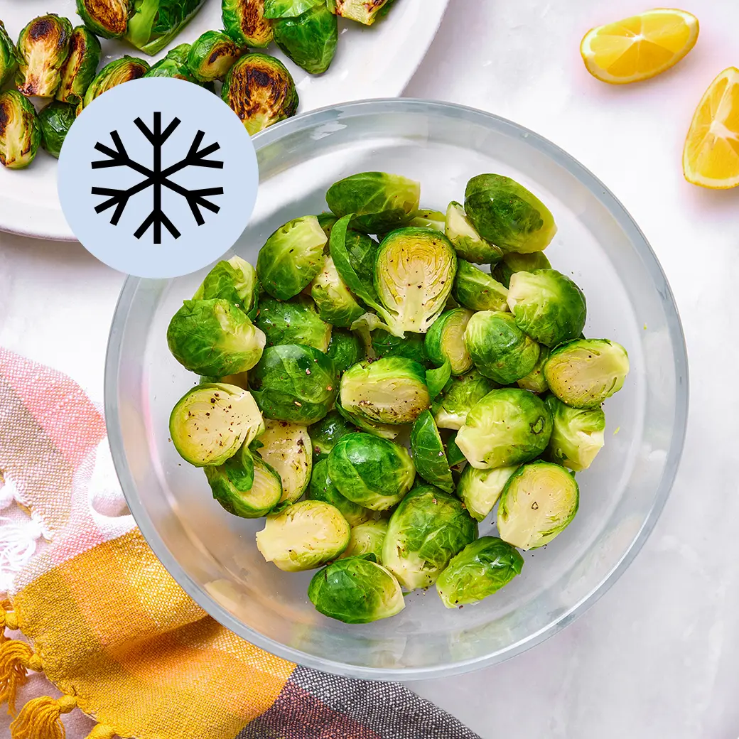 How to Microwave Frozen Brussels Sprouts