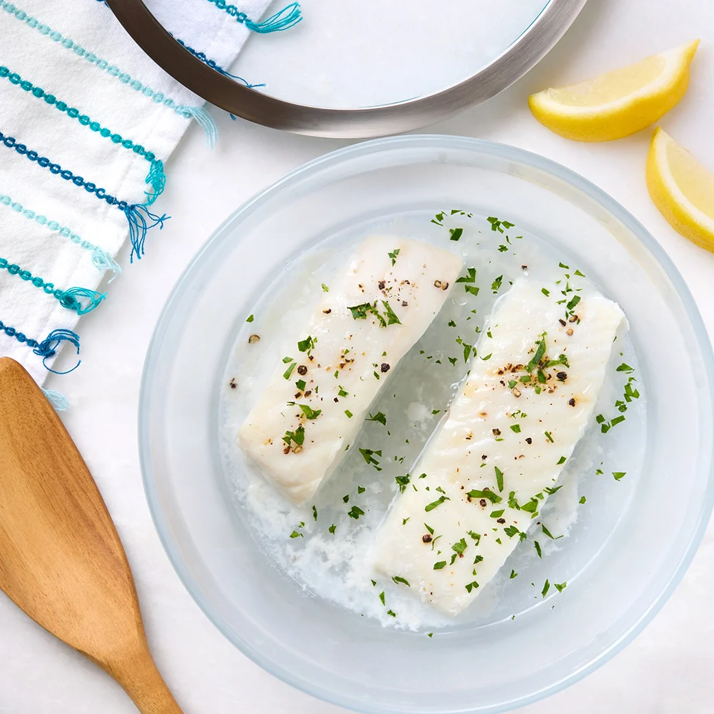 How to Microwave Fresh Halibut