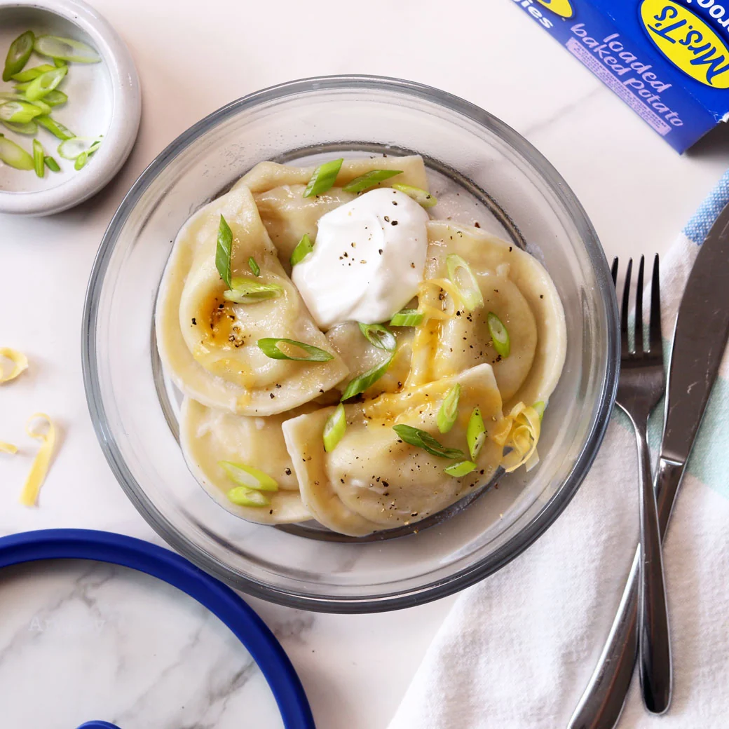 How to Microwave Frozen Pierogis